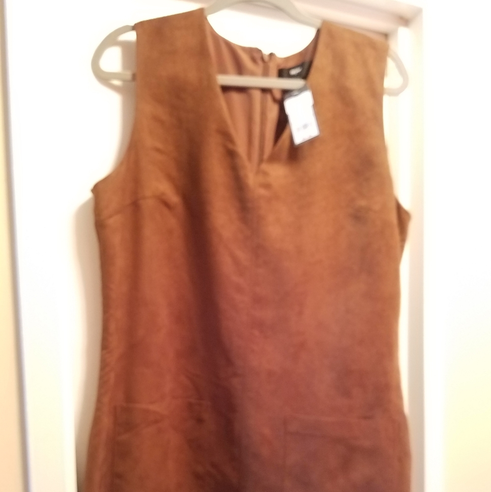 New-Mossimo faux suede jumper